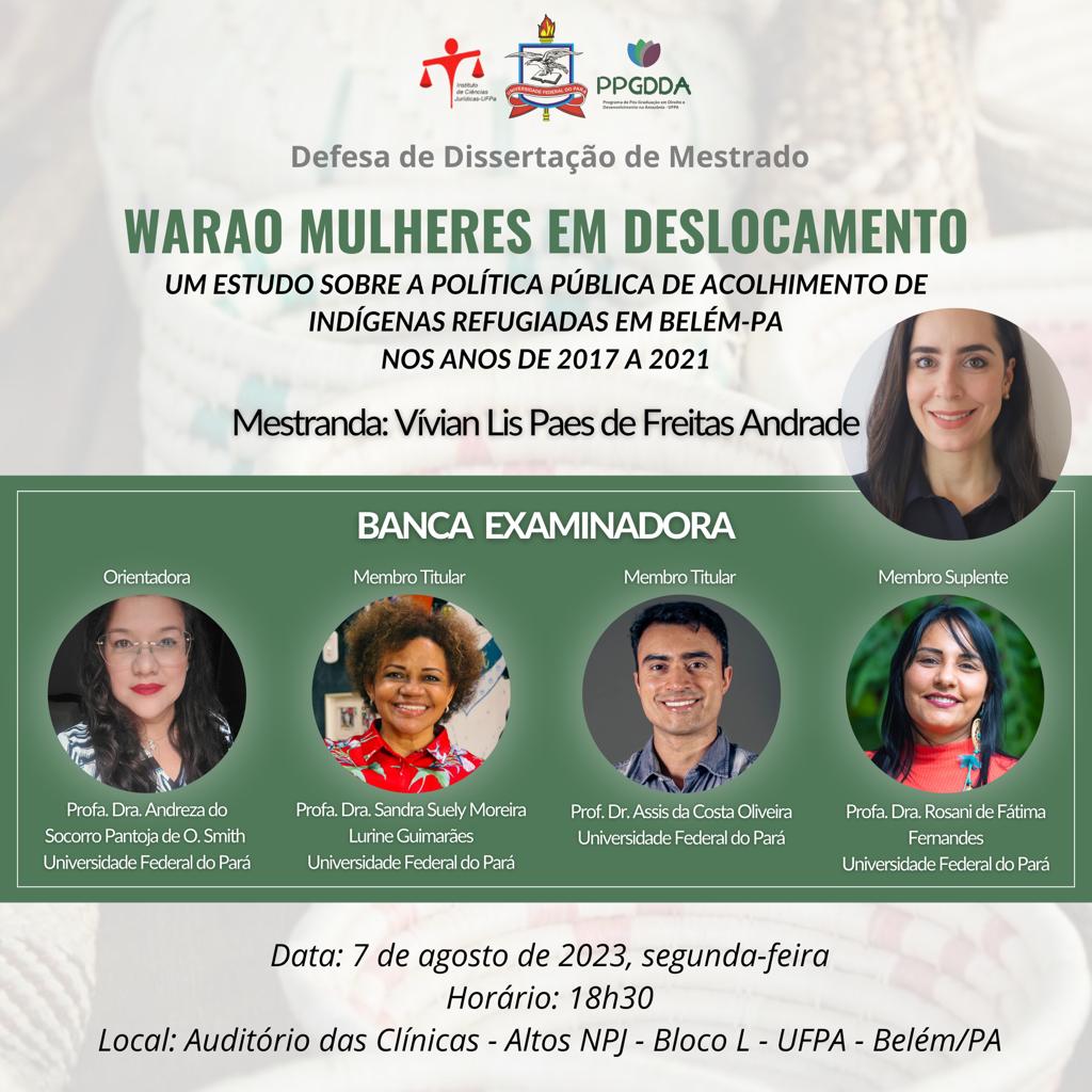 Defesa de Mestrado em Sociologia aborda mulheres em situação de cárcere em  Davinópolis — Universidade Federal do Maranhão